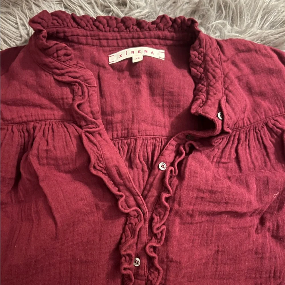 Xirena Long Sleeve Gauze Top - Picture 5 of 8